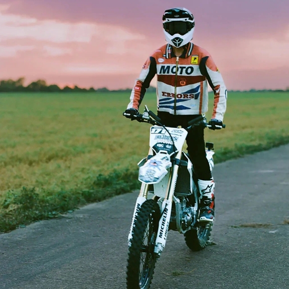 HOUSE OF ERRORS KNITTED MOTORCYCLE JACKET Men's Medium - Picture 10 of 10